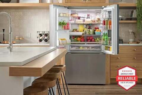 French Door Refrigerator with Bottom Freezer